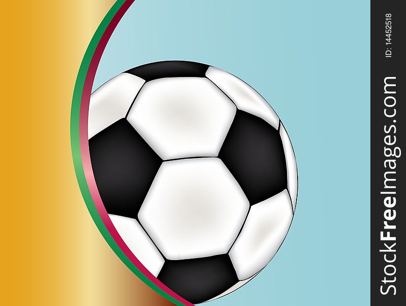 Football color  background. banner. Football color  background. banner.