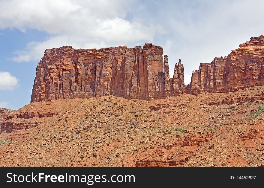 Rock formations in Arches Park, Utah. Rock formations in Arches Park, Utah