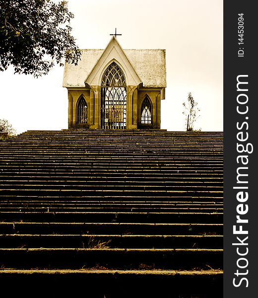 The church,  stairway to heaven