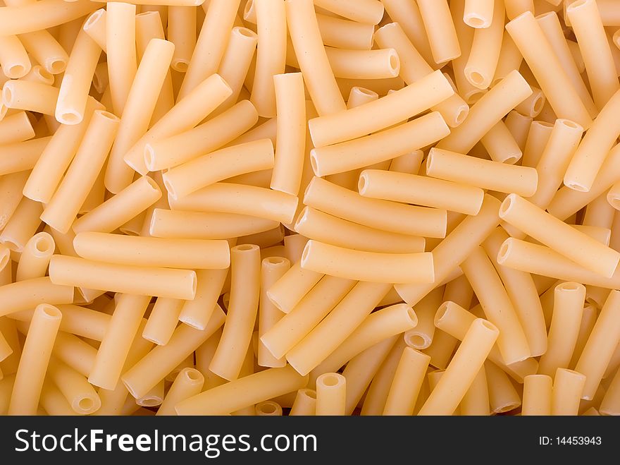 Close-up of raw macaroni. Close-up of raw macaroni