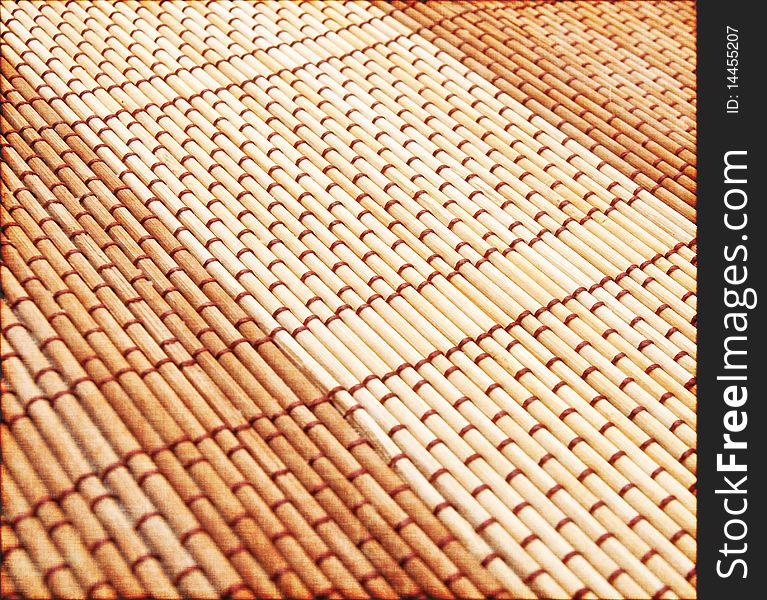 Abstract background in the form of a straw mat