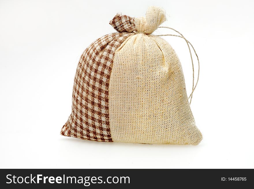 Bag on a white background