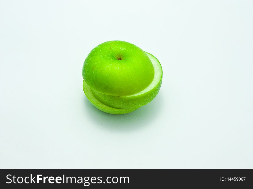 Layer of green apple from my studio