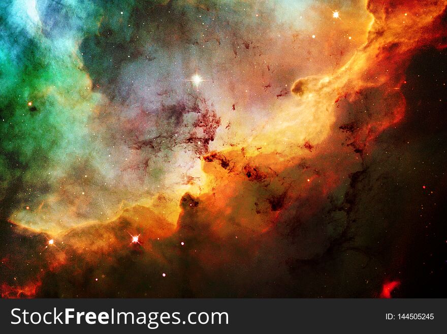 Awesome Of Deep Space. Billions Of Galaxies In The Universe