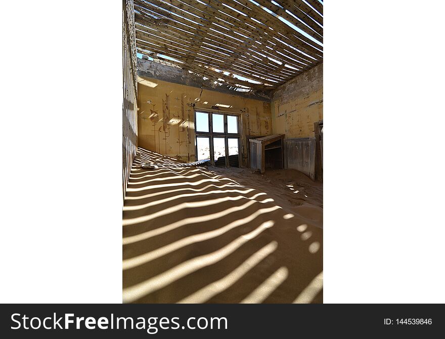 Ghost town Kolmanskop, Namibia, Africa.