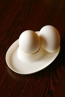 Two Eggs Royalty Free Stock Images