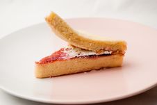 Blueberry Cream Chiffon Cake Royalty Free Stock Images Blueberry Cream Chiffon Cake Royalty Free Stock Images