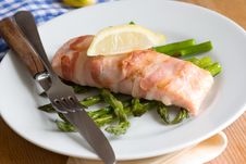 Salmon With Asparagus Stock Photo Salmon With Asparagus Stock Photo