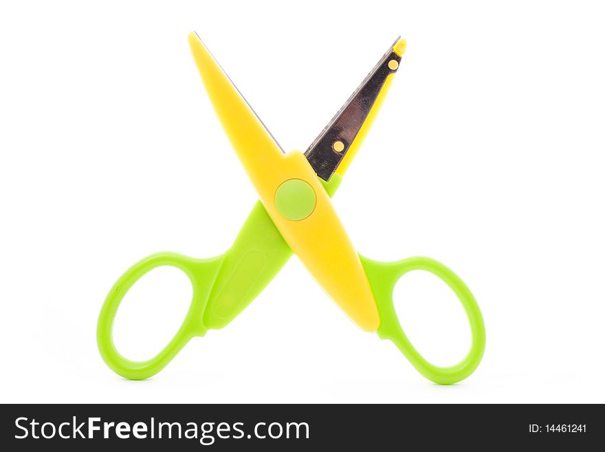 Green And Yellow Scissors