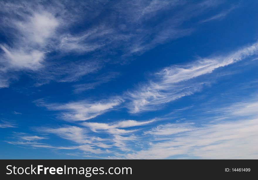 The beautiful sky with clouds. The beautiful sky with clouds.