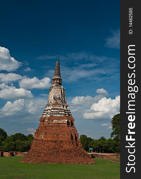 Beautiful ancient pagoda in thailand. Beautiful ancient pagoda in thailand