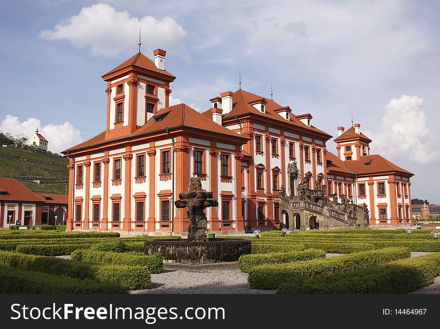 The Troy chateau is one of the most important examples of Baroque architecture in the Czech Republic. The Troy chateau is one of the most important examples of Baroque architecture in the Czech Republic.