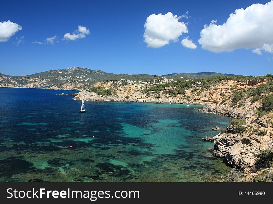 A nice view of Ibiza, Spain