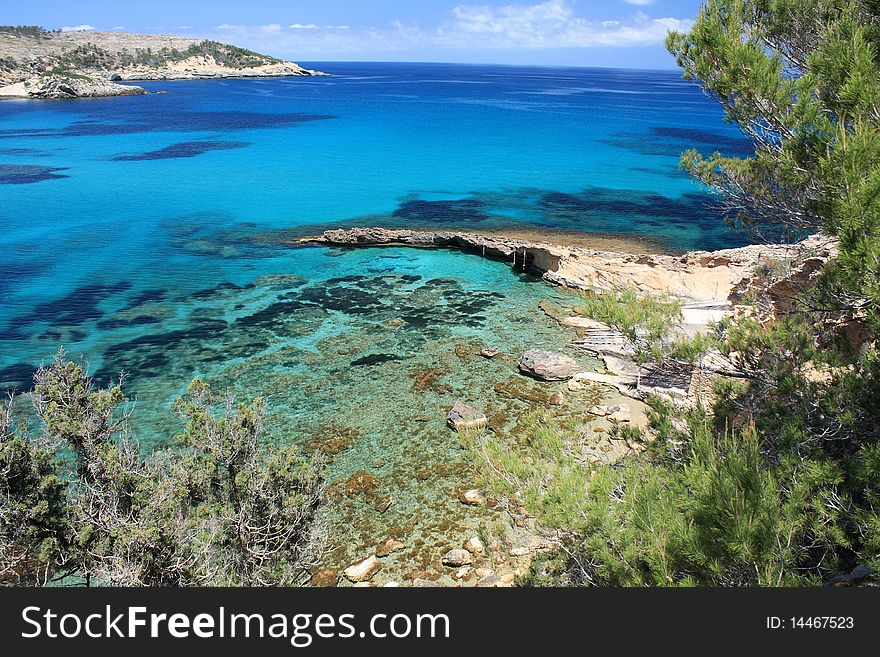 A nice view of Ibiza, Spain