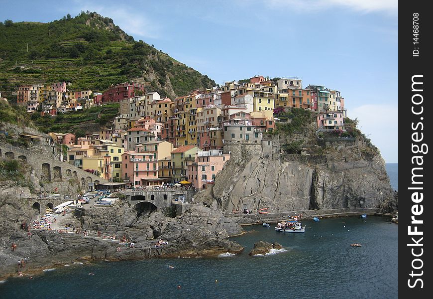 View of Vernazza, Cinque Terre, Italy