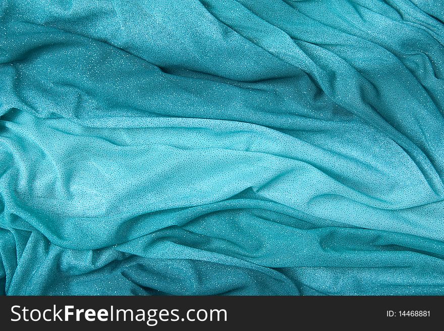 Green textile background