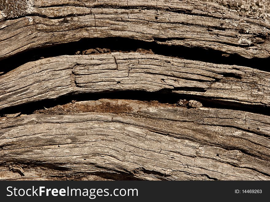 A grungy wooden pattern or background, taken from an old barn door, France