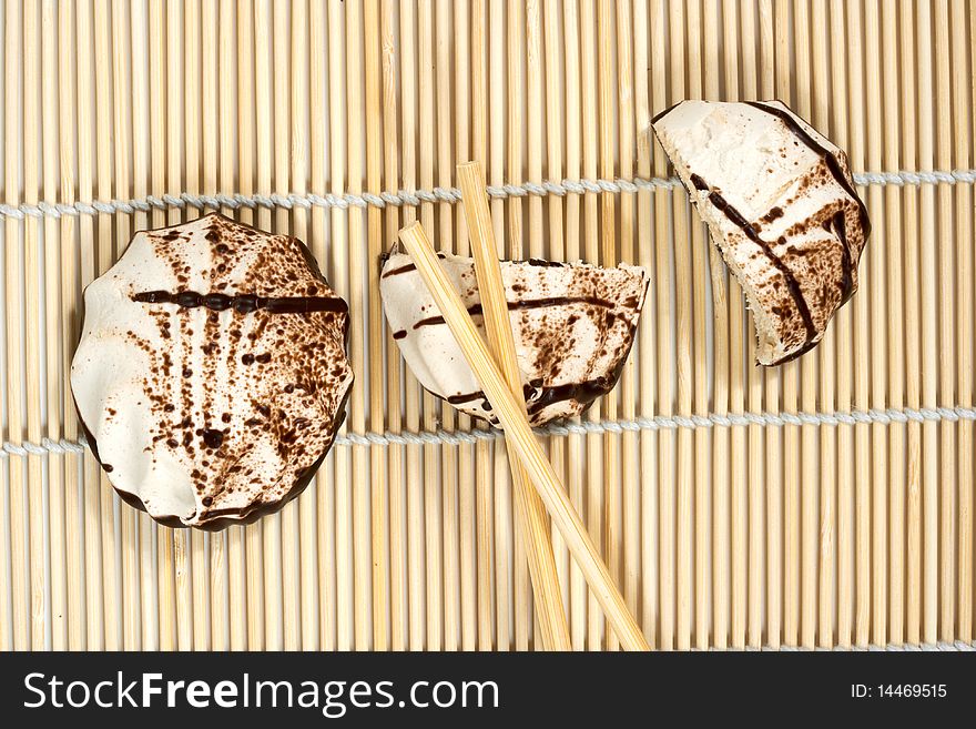 Sweet Dessert Cakes Marshmallows Covered