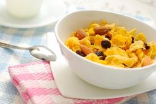 Healthy Breakfast Cereal Stock Photography