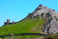 The Wall Of The Ancient Fortress Stock Photography The Wall Of The Ancient Fortress Stock Photography