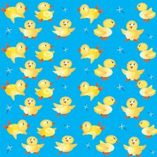 Background With Ducklings Stock Photo Background With Ducklings Stock Photo