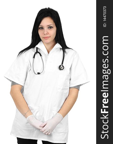 Female Doctor With Stethoscope