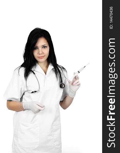 Female Doctor With Stethoscope