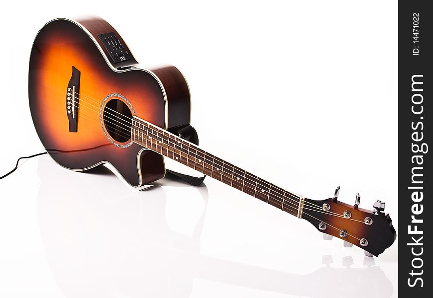 Acoustic and electric guitar