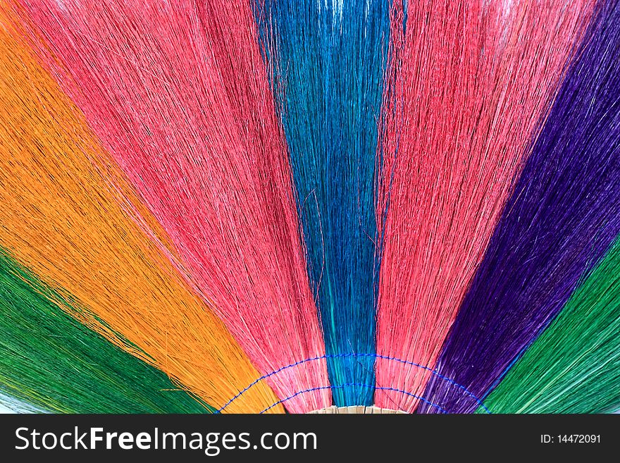 Background Colorful Brooms