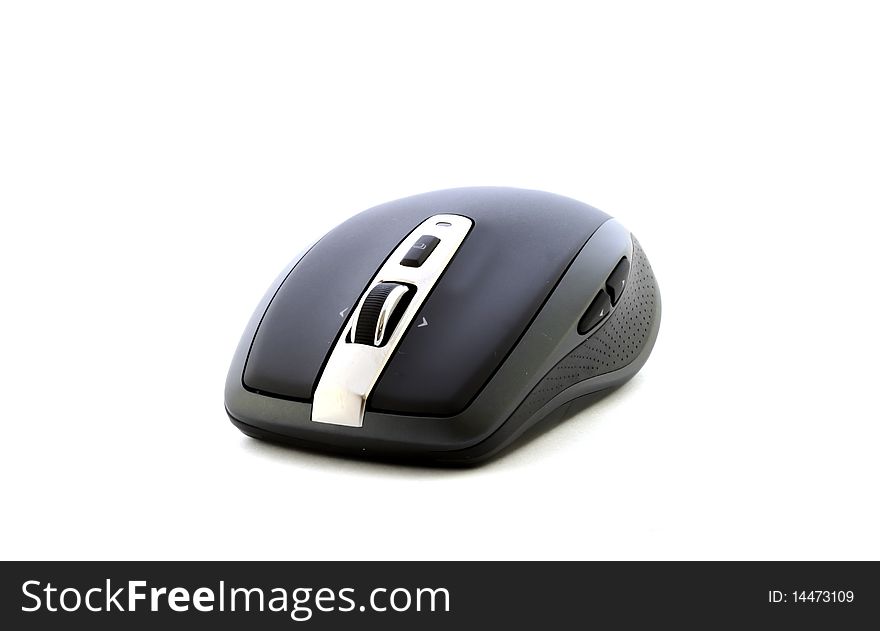 A modern, isolated wireless mouse