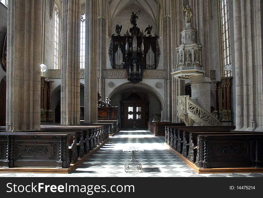Interior of bohemian katholic church. Interior of bohemian katholic church