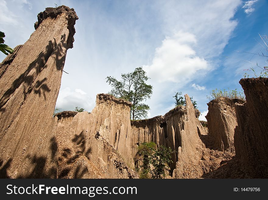 Mini Canyon In Thailand