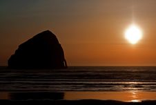Ocean Sunset Stock Images