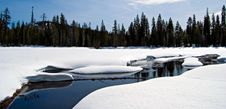 Pristine Winter Lake Stock Photo Pristine Winter Lake Stock Photo