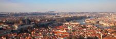 Panorama Of Prague Royalty Free Stock Images