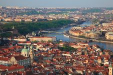 Panorama Of Prague Royalty Free Stock Image
