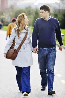 Happy Couple Outdoor Royalty Free Stock Photos Happy Couple Outdoor Royalty Free Stock Photos