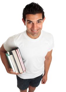 Happy Male Student Royalty Free Stock Images
