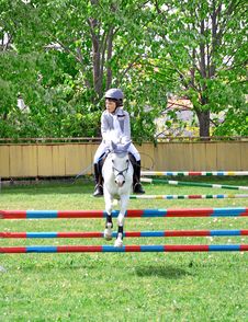 Young Boy Riding White Horse Stock Images Young Boy Riding White Horse Stock Images