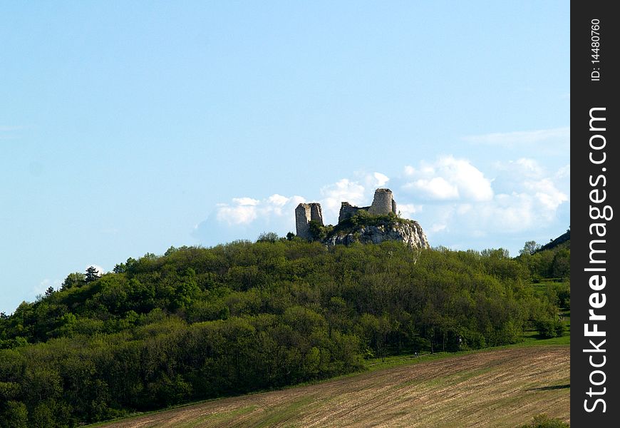 Ruin of castle in Waisenstein; PÃ¡lava-Moravia, Czech republic. Ruin of castle in Waisenstein; PÃ¡lava-Moravia, Czech republic