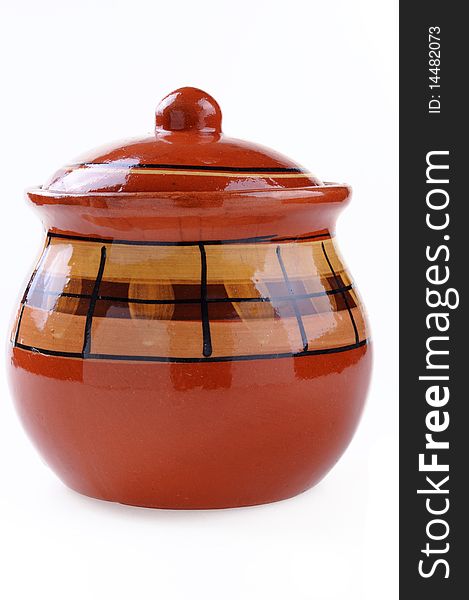 Ceramic pattern pot