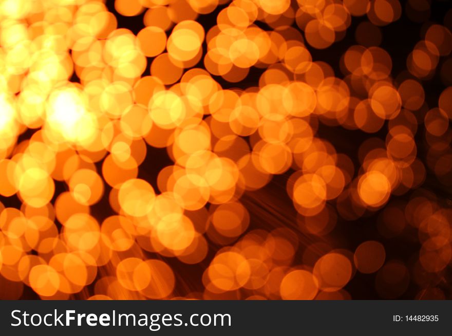 Fiber Optics on dark background