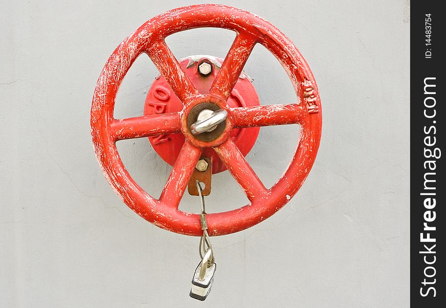 Detail of a sprinkler system in a industrial factory. Detail of a sprinkler system in a industrial factory