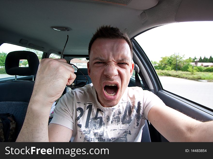 Aggressive car drivers