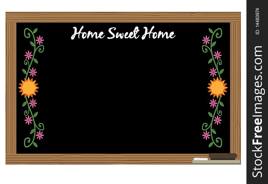 Home sweet home message board ready for your text