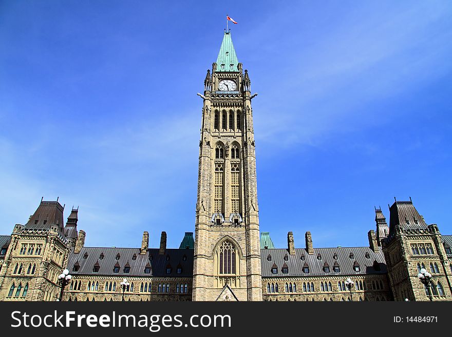 Canada Parliament Historic Building at Ottawa