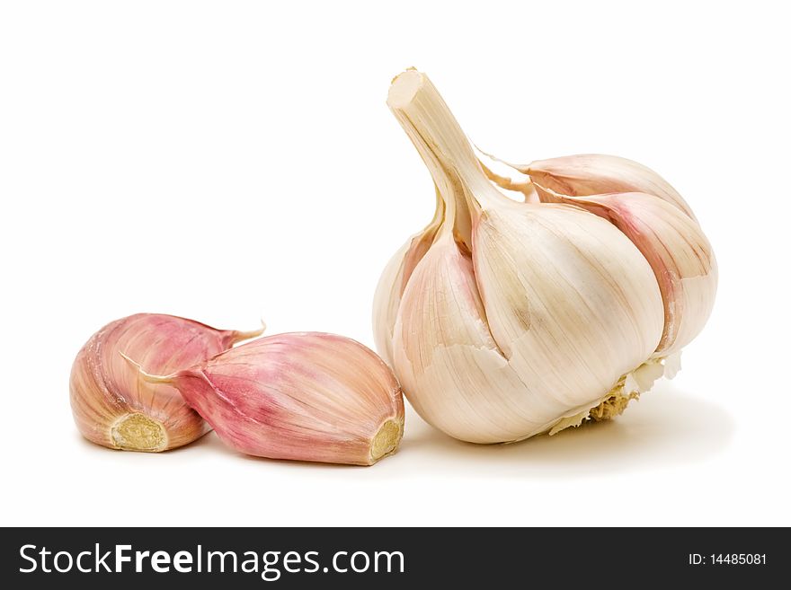 Seasonal fresh garlic