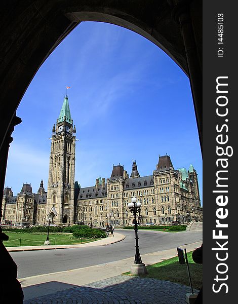Canada Parliament Historic Building at Ottawa