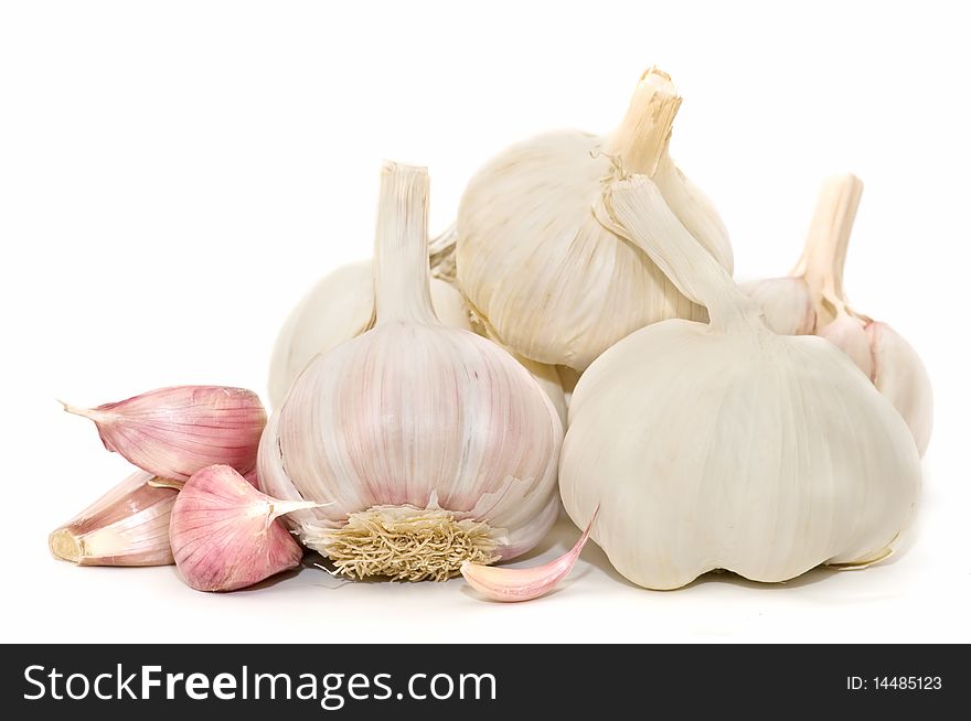 Seasonal fresh garlic