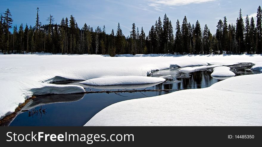 Pristine Winter Lake